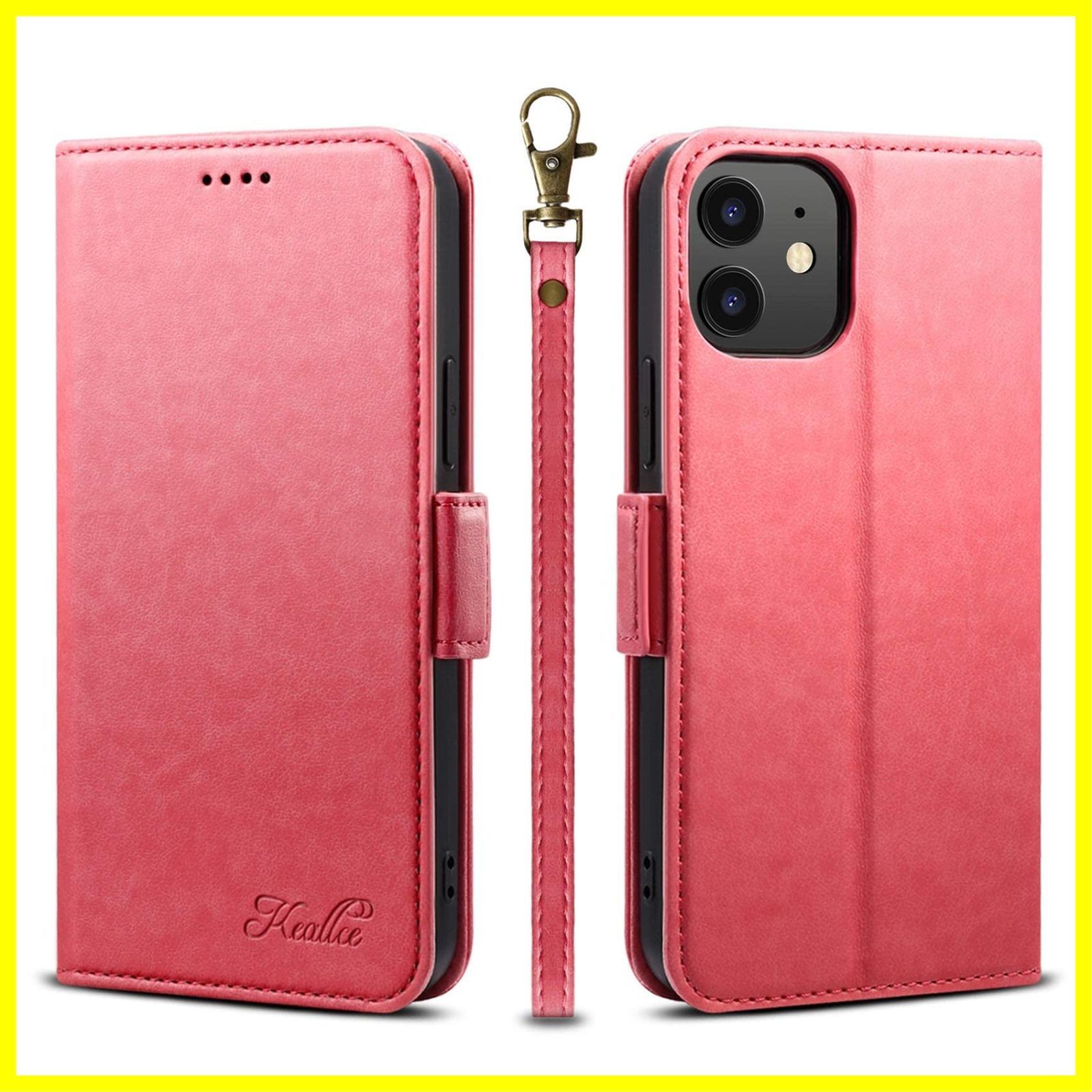 【在庫処分】アイフォン12 手帳型ケース mini ケース ケース 手帳型 カード収納 ストラップ付き 手帳型 保護力 サイドマグネット mini スタンド機能付き iPhone iPhone 12 ミニ ケース 12 手帳型 iPhone