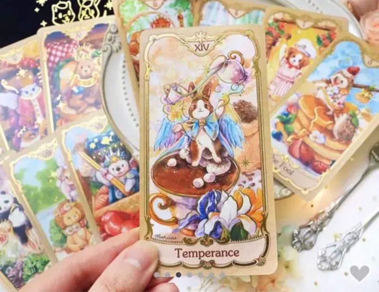 超レアアニマルフードタロットカード⭐︎Animal&Food TarotCard - メルカリ