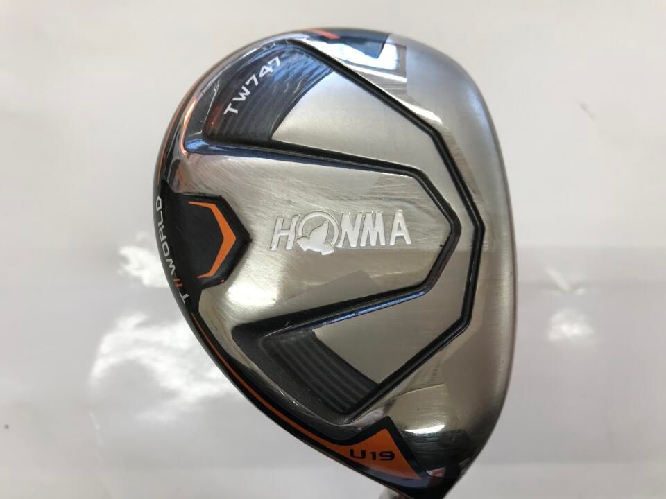 【美品】HONMA TOUR WORLD TW747 U19 UTユーティリティ 即納】TOUR WORLD TW747 | 19 | VIZARD UT-H 7 | 中古