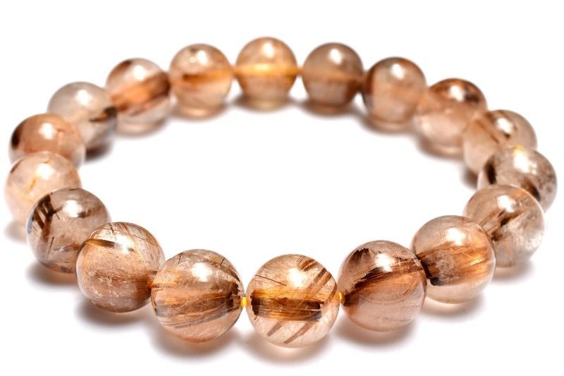 1点物】虎色の密集針 タイガータイチンルチルクォーツ 11mm