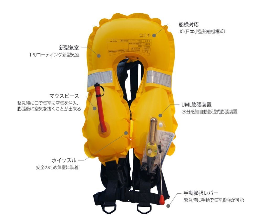 肩掛け 救命胴衣