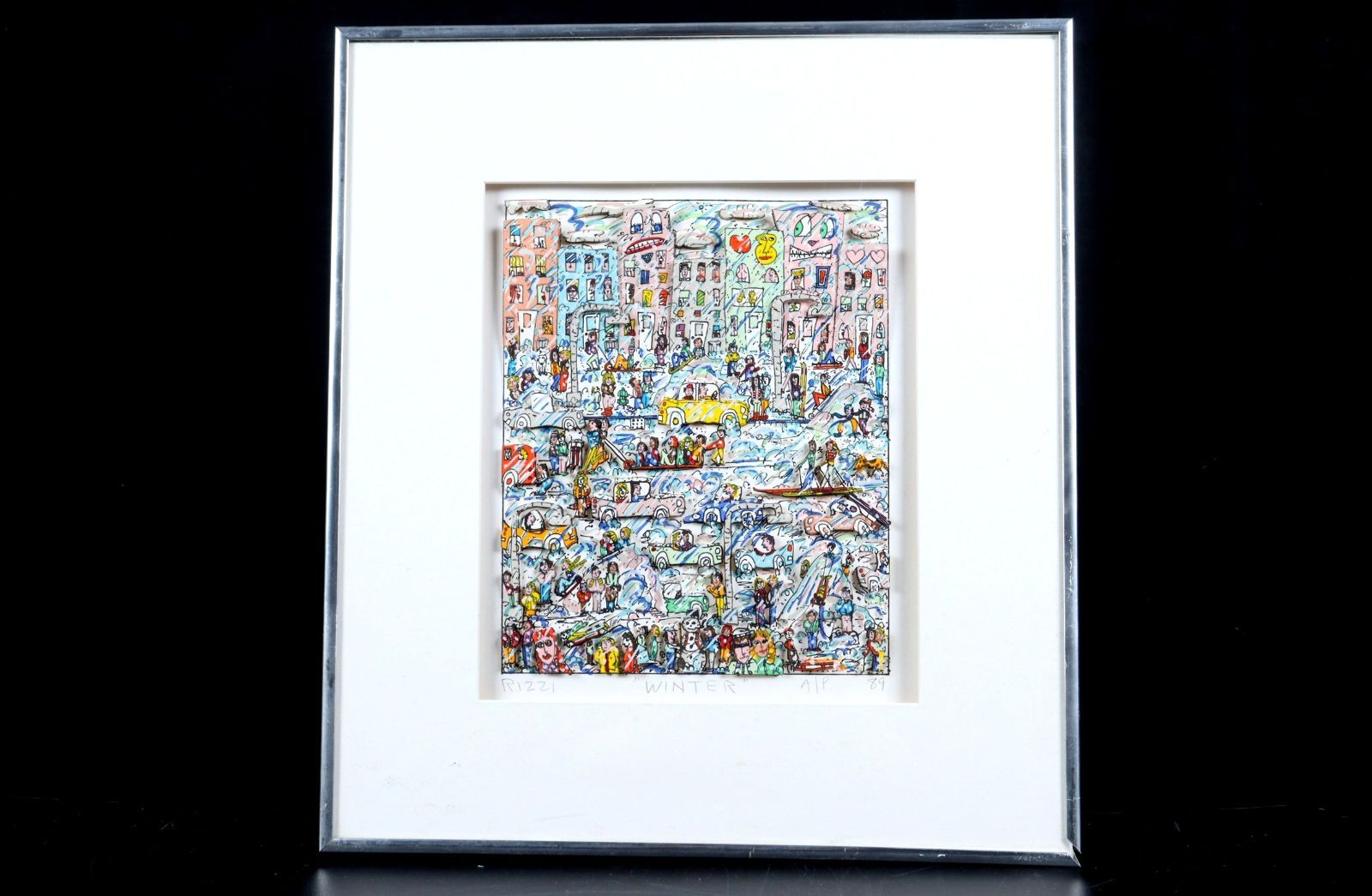 JAMES RIZZI シルクスクリーン A/P ▽ James Rizzi ジェームス・リジィ