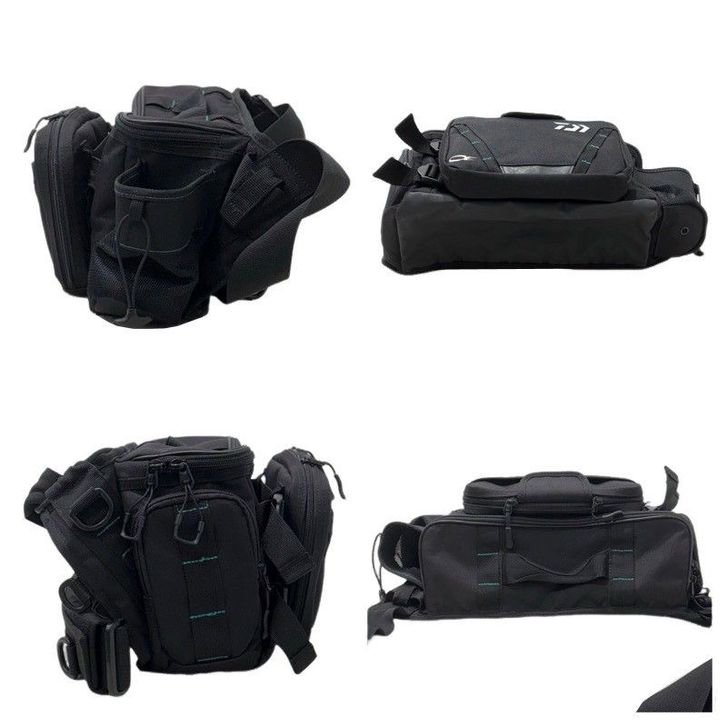 DAIWA - 2点セット DAIWA ダイワ ヒップバッグ エメラルダス ヒップバッグ(D)/ヒップバッグ LT(D) エギングバッグ ブラック 【中古品】 22506K149 2点セット DAIWA ダイワ ヒップバッグ エメラルダス ヒップ