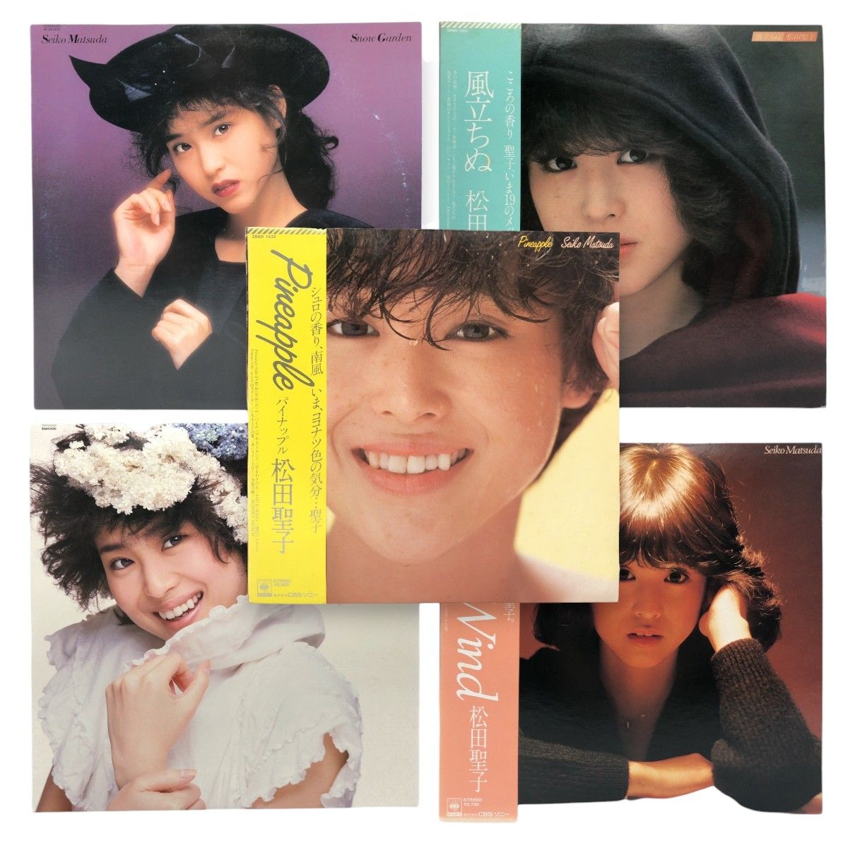松田聖子　LP盤初期アルバム５枚セット　昭和アイドル 松田聖子《レコード5枚セット》 松田聖子 LP盤初期アルバム5枚