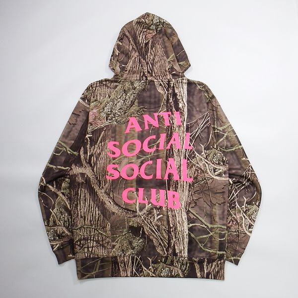 ANTI SOCIAL SOCIAL CLUB テックフリース パーカー リアルツリーカモ