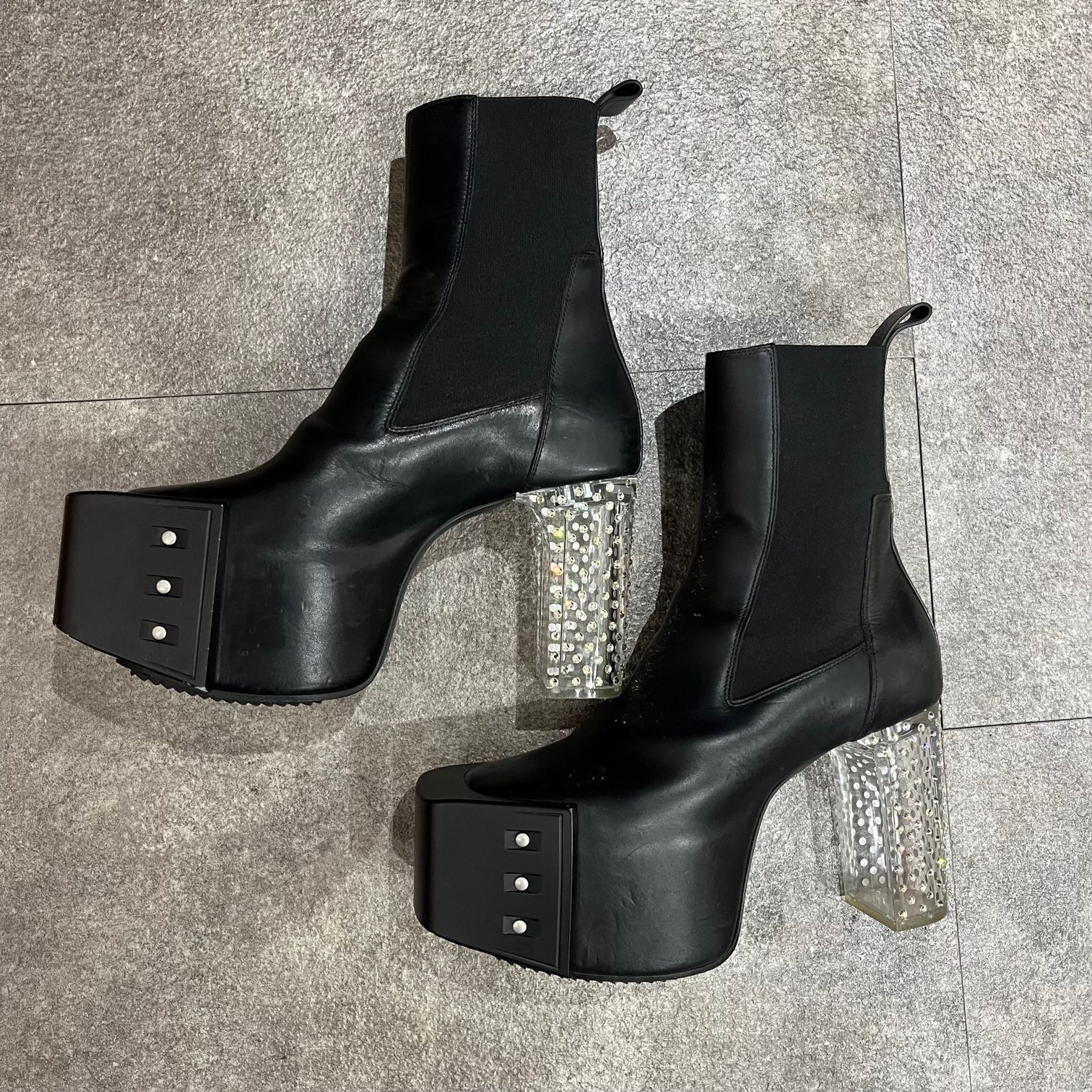 国内正規 Rick Owens Grill Kiss Boots RU02A5825 グリル