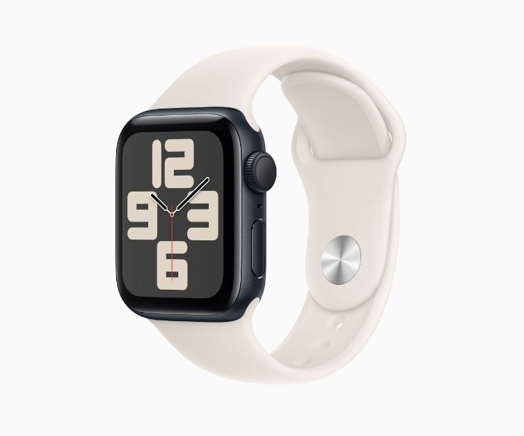 [新品] Apple Watch SE 第2世代 GPSモデル 40mm ミッドナイトアルミニウムケース MA9A4J/A-MYJ33FE/A (Size:S/M)