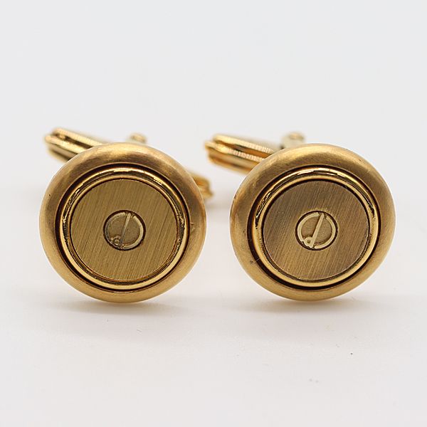 美品　ダンヒル　ゴールド　カフリンクス　カフス　シェル dunhill ダンヒル カフス カフリンクス dロゴ ゴールドカラー
