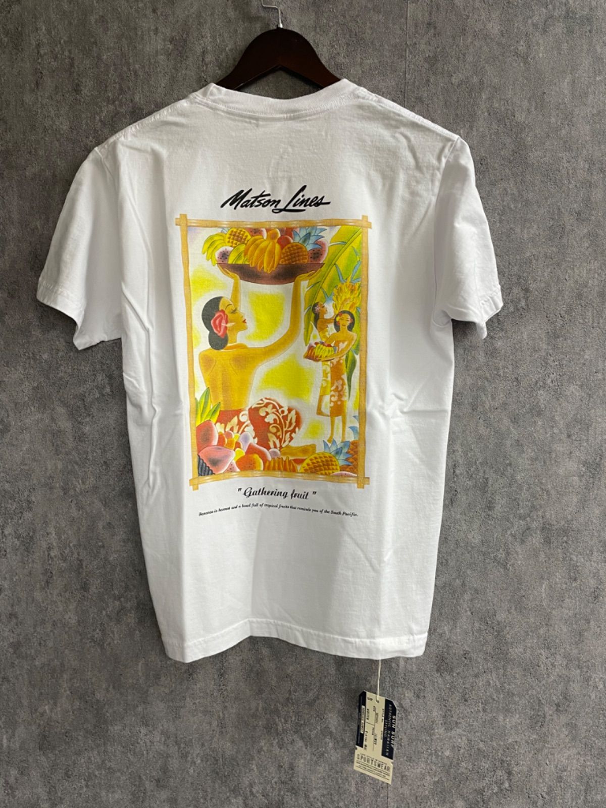 SUN SURF サンサーフ 半袖 プリント Tシャツ「GATHERING FRUIT」SS79351【2024年春夏新作】