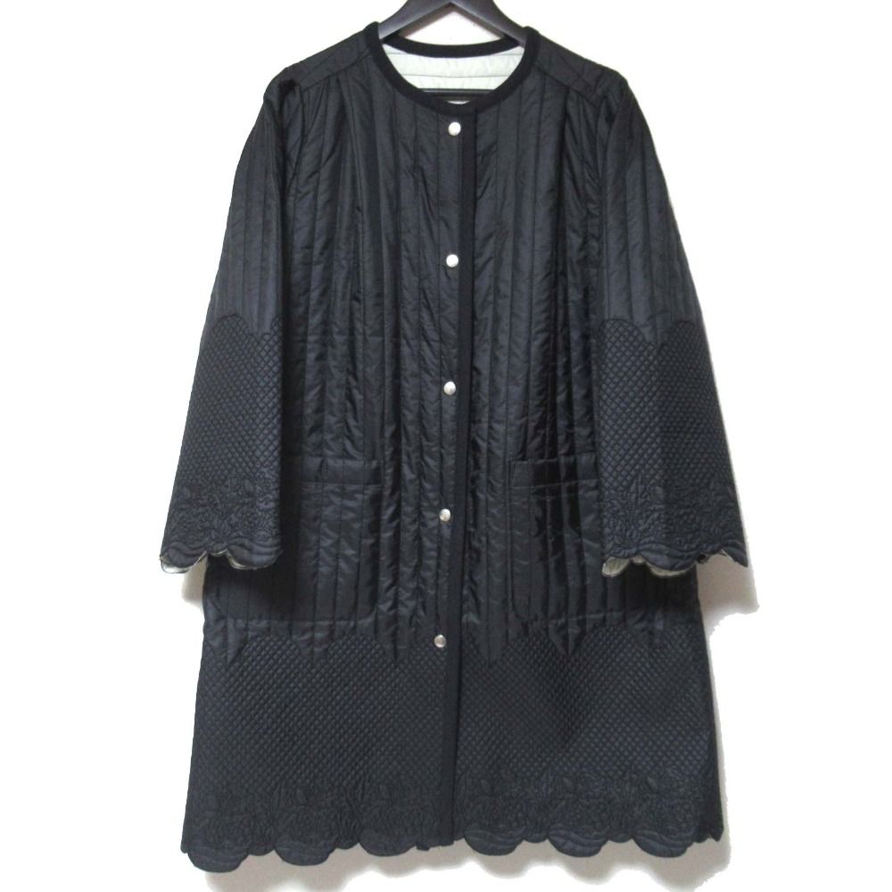 【未使用】FUMIE=TANAKA ミックスキルトリバーシブルコート 新品同様 24AW FUMIE TANAKA フミエタナカ mix quilt rever co
