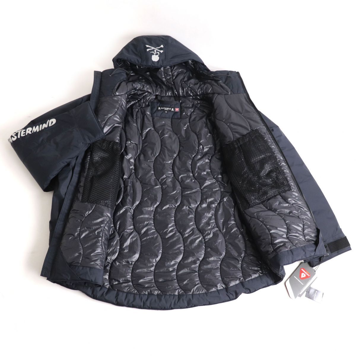 未使用品□マスターマインド×ワイルドシングス ロゴプリント DENALI JACKET PRIMALOFT 中綿 デナリジャケット/ベンチコート 黒  M 正規品 - メルカリ