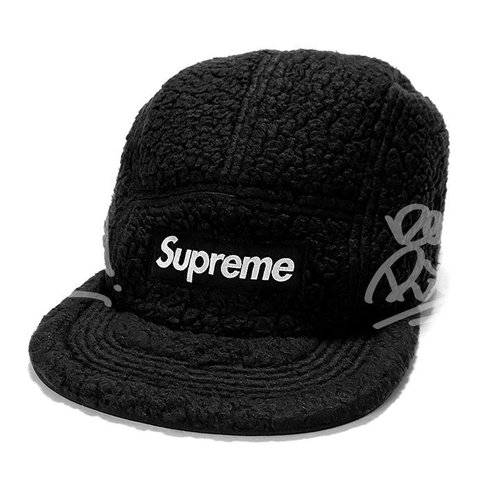 送料無料 メンズ キャップ ブラック Supreme シュプリーム
