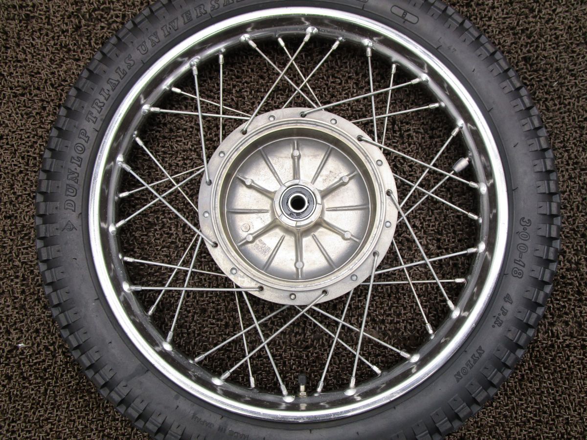 CB350 エクスポート フロントホイール □A5488 CB350 ホンダ CB350E キャブ車 EXPORT