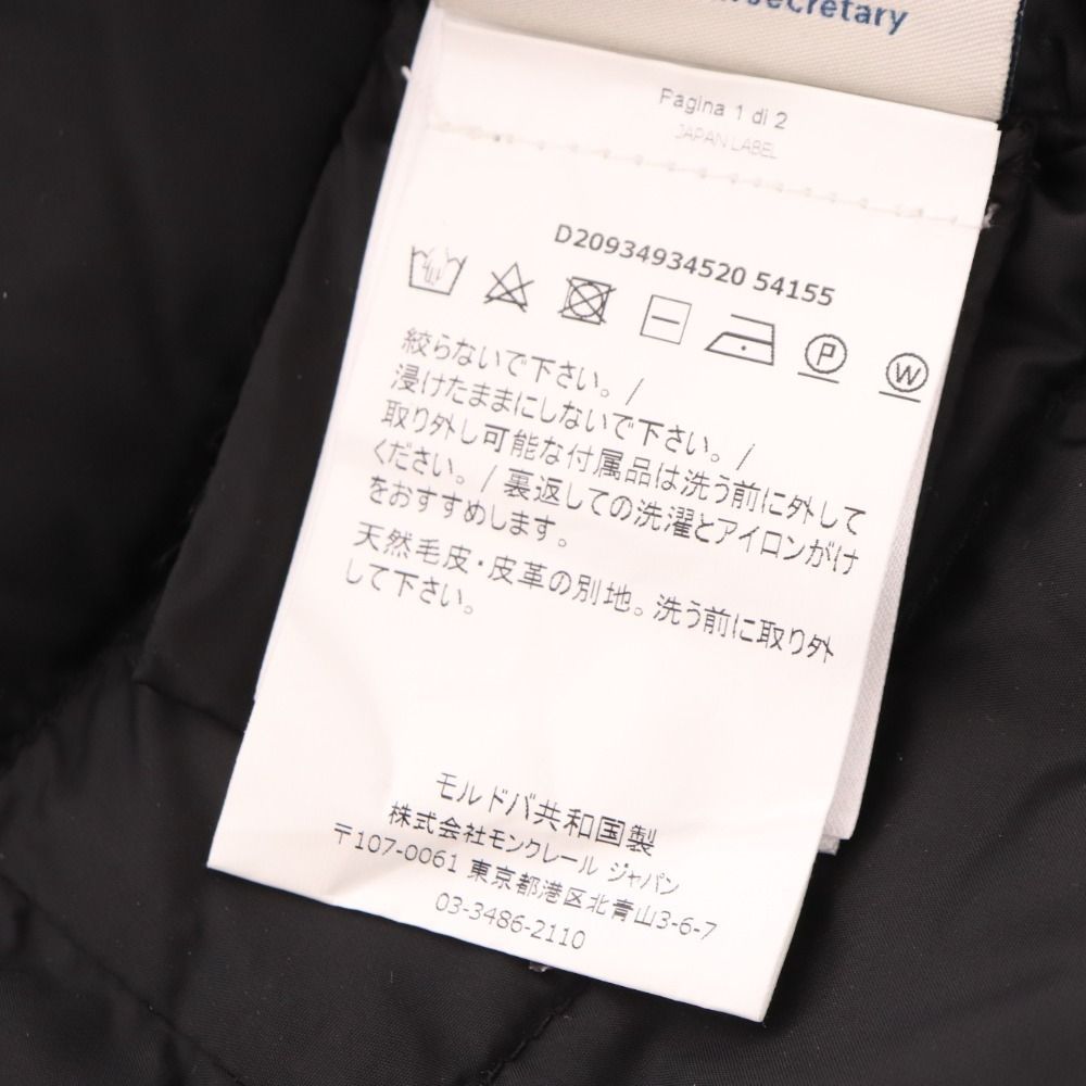 HIRONDELLE GIUBBOTTO ダウンジャケット □ モンクレール ダウンコート ジャケット ファー HIRONDELLE
