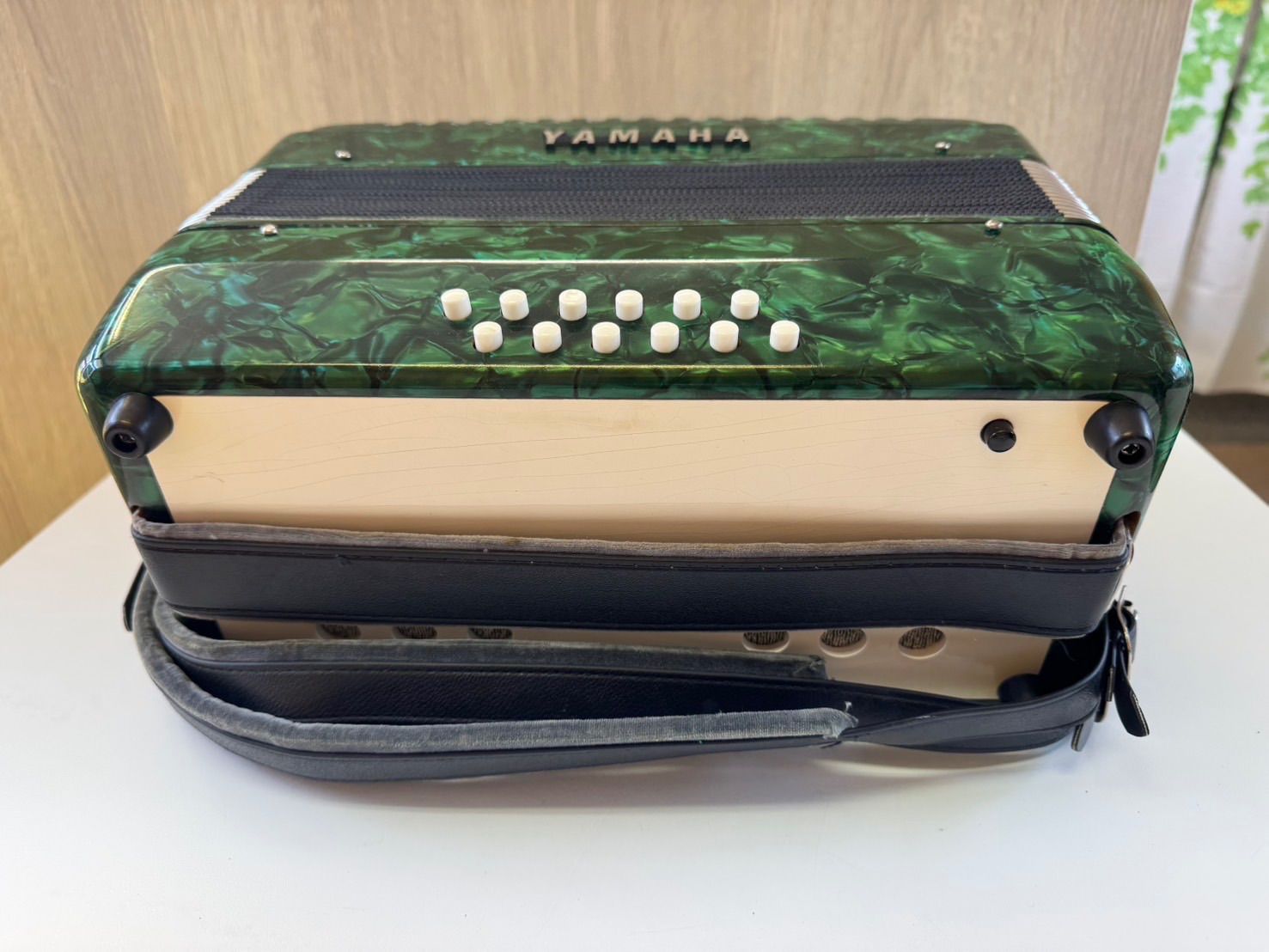 YAMAHA アコーディオン ヤマハ 32鍵盤 レトロ 希少 W130 YAMAHA T-32B