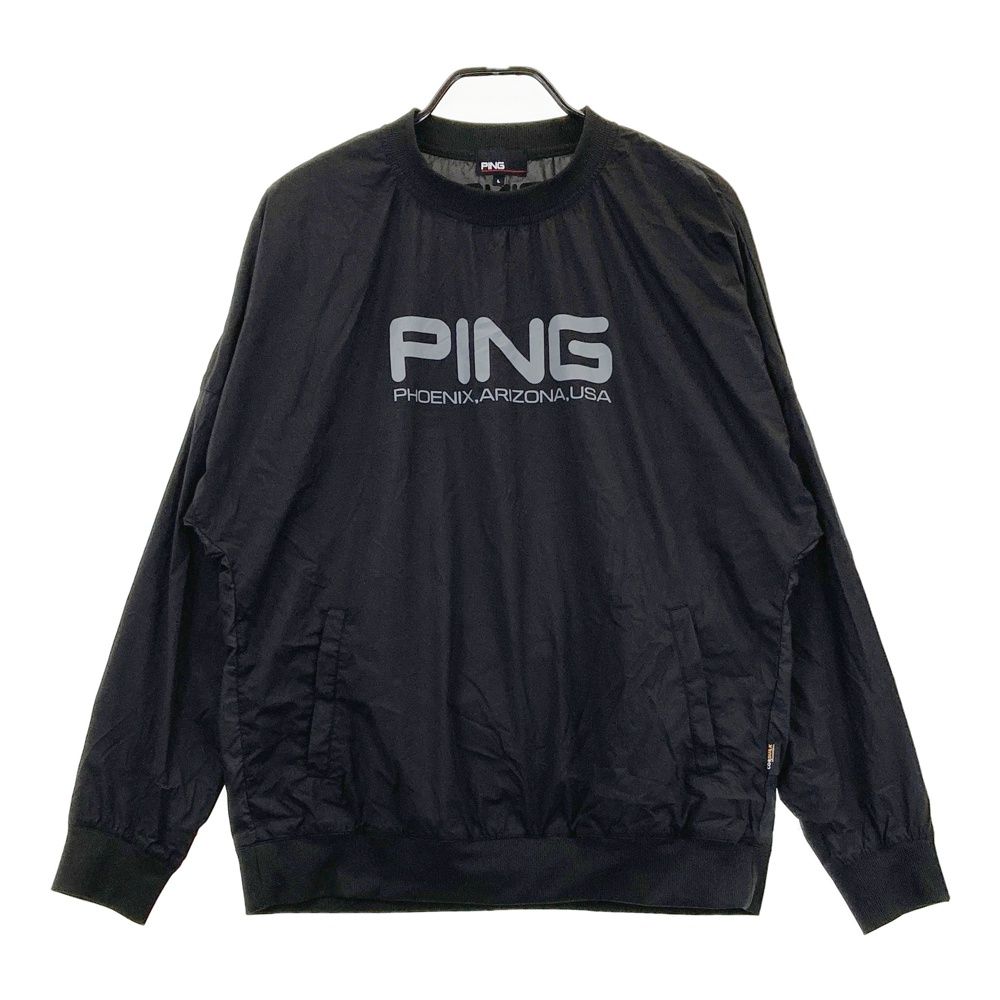 サイズ：L PING ピン  ツイン ブルゾン  ブラック系 [240101460347] ゴルフウェア メンズ ストスト サイズ：L PING ピン ツイン ブルゾン ブラック系 [240101460347