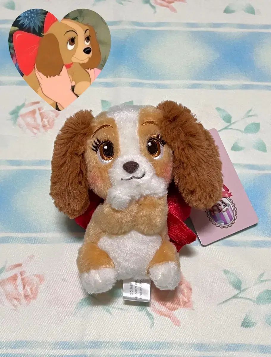 ディズニー ストア レディ アンド トランプ 70周年 レイ キーホルダー