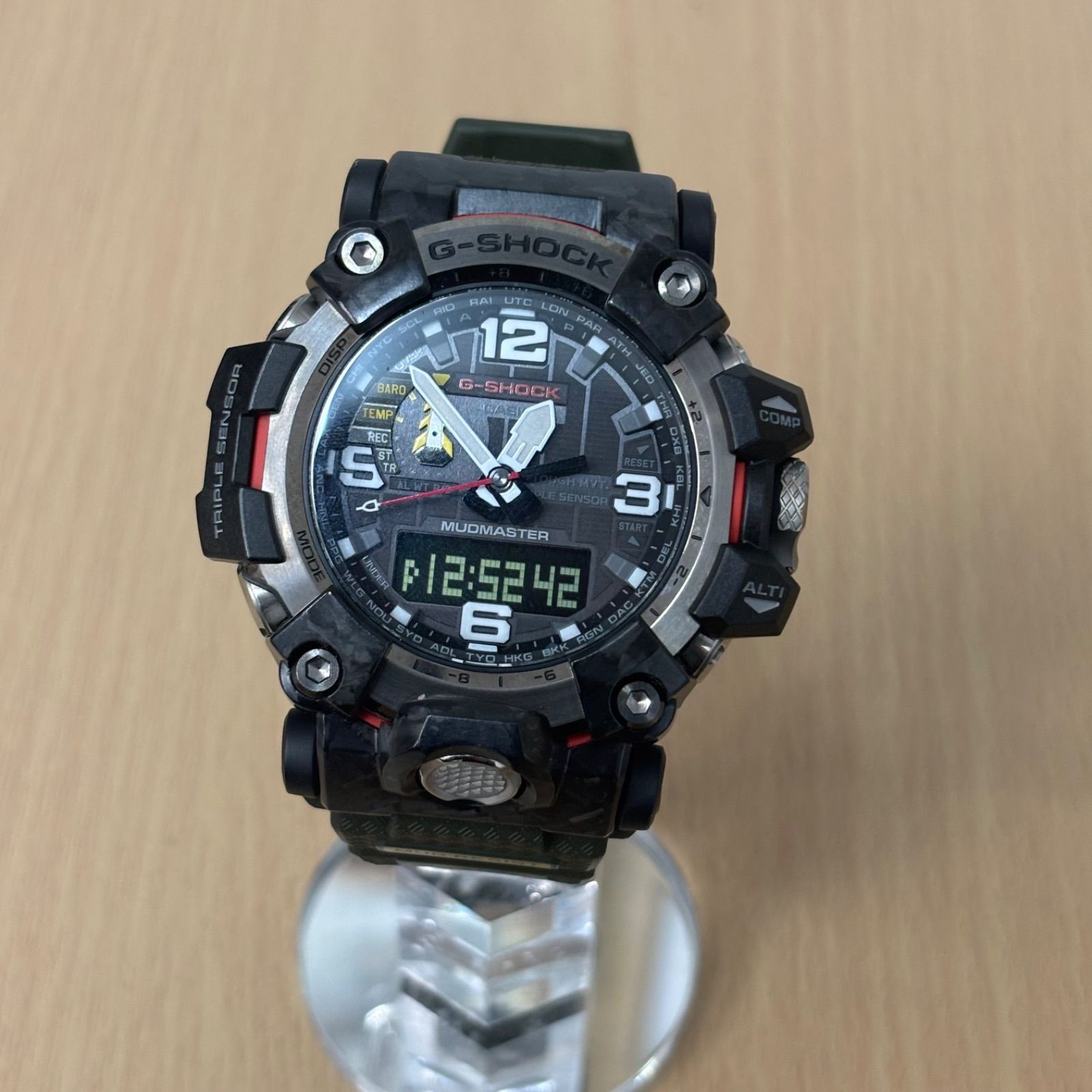 ◎ CASIO カシオ G-SHOCK 時計 腕時計 電波ソーラー ブラック カーキ 