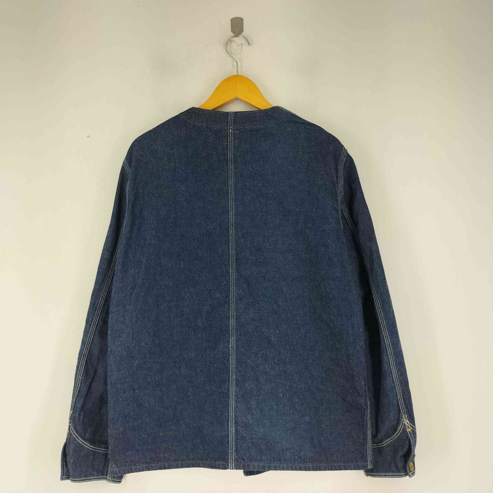 オアスロウ orSlow ノーカラーデニムカバーオール メンズ 表記無