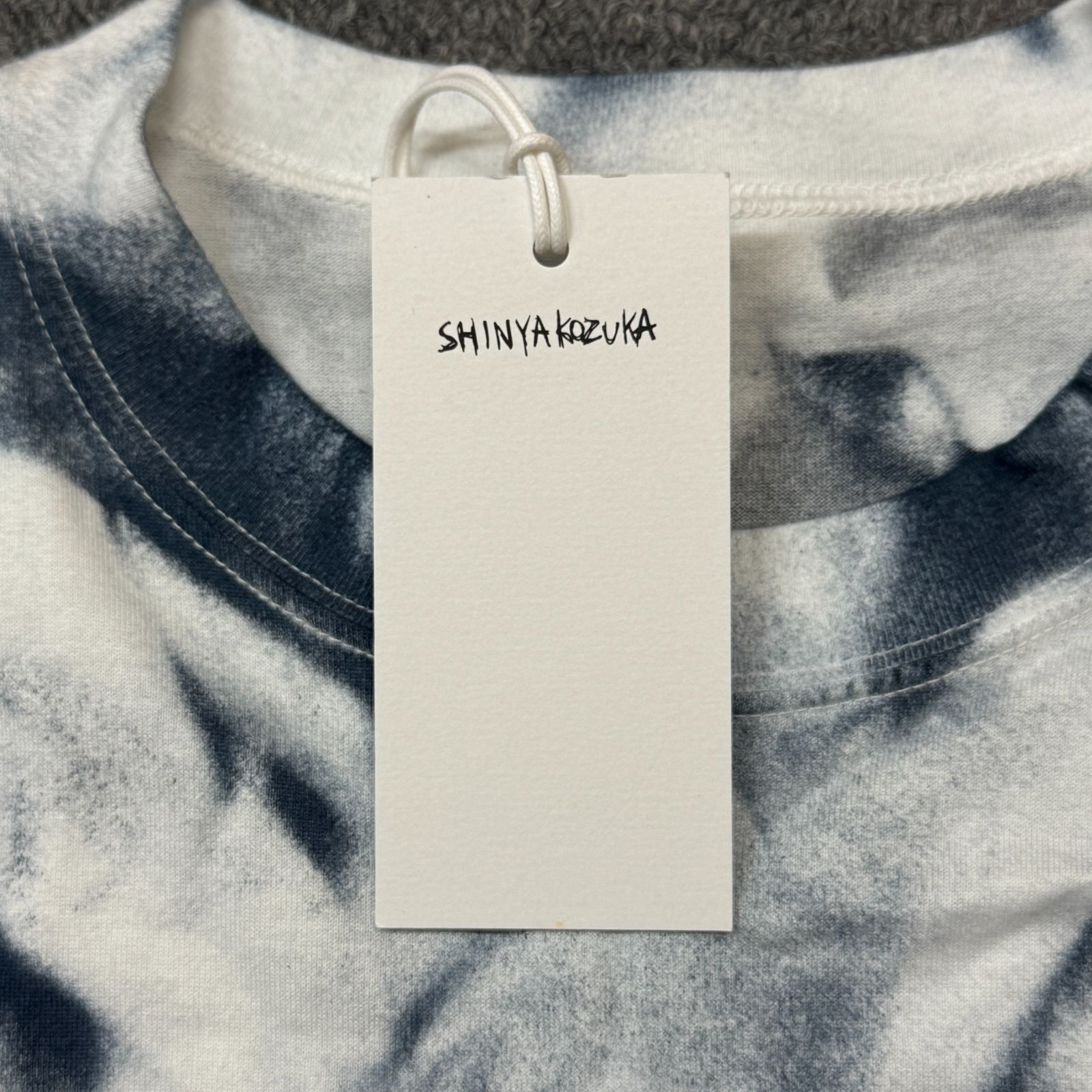 参考上代24200円 未使用品 SHINYAKOZUKA 24AW ブリーチ加工長袖Tシャツ 