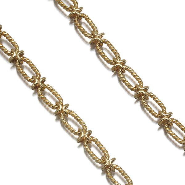 レア品 ティファニー チェーンネックレス 46cm 27g K14YG