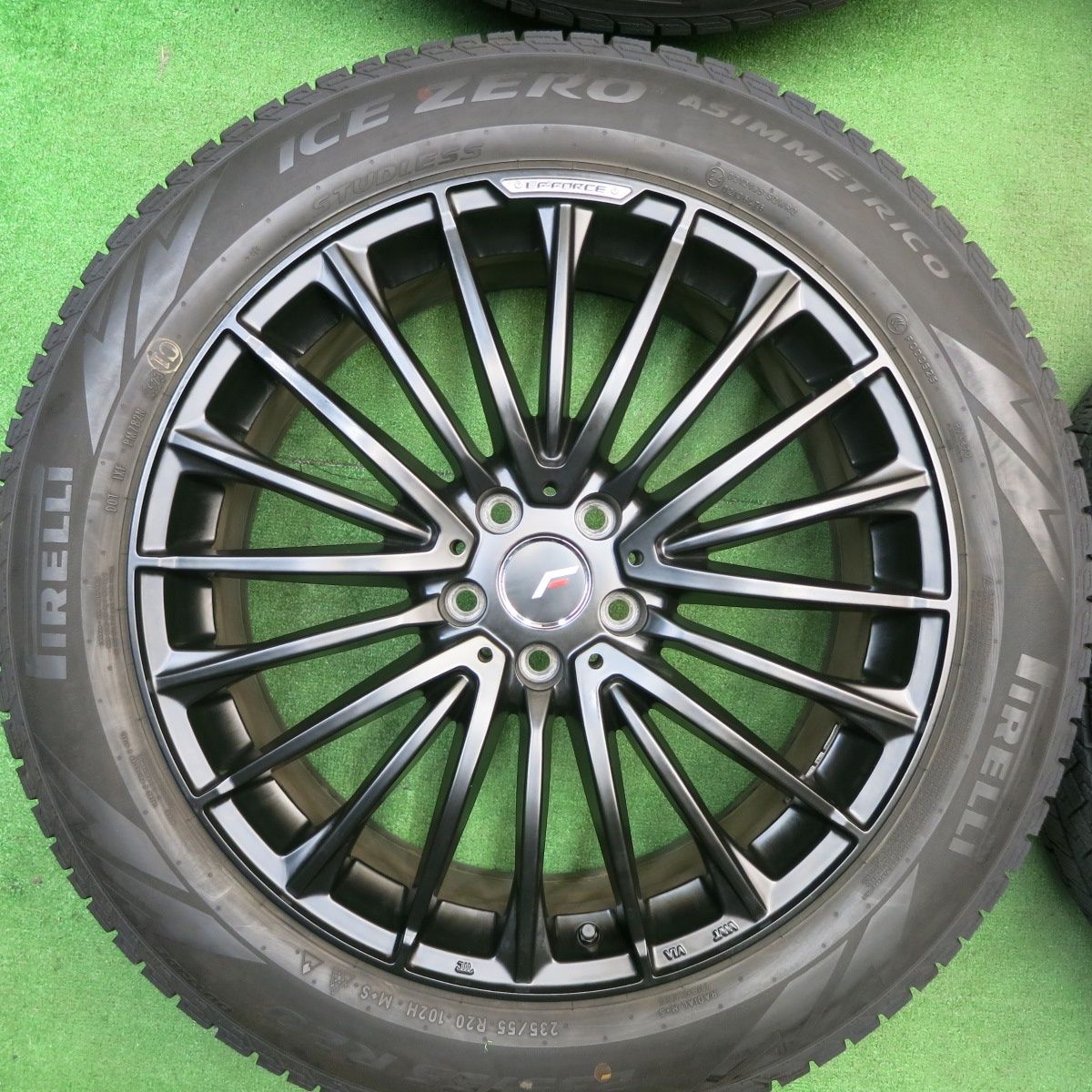 235/55R20 20インチ LEHRMEISTER インペリア(ブラックメタリックカット 