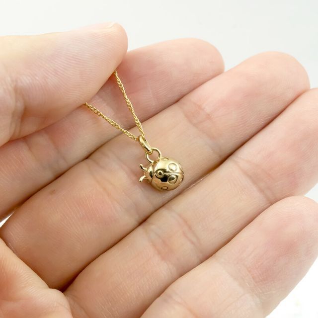 青い　てんとう虫　チャーム  K18 楽天市場】ティファニー てんとう虫 ブローチ 750 磨き済 ダイヤ