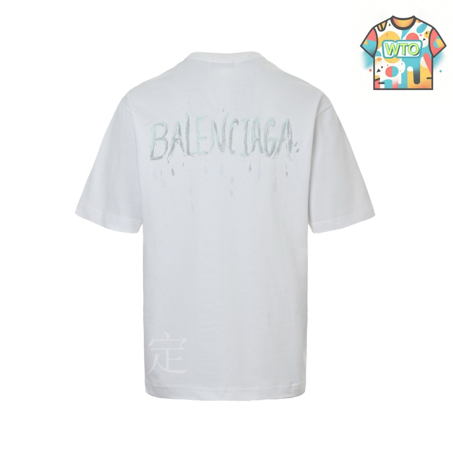 今日WTO】Balenciaga バレンシアガ 手描き文字 T シャツ-QD35