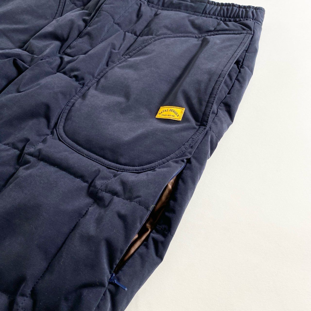 ケティ様用　ネイタルデザイン ダウンパンツ ダークネイビー 24c12 日本製 NATAL DESIGN ネイタルデザイン キルティングダウン