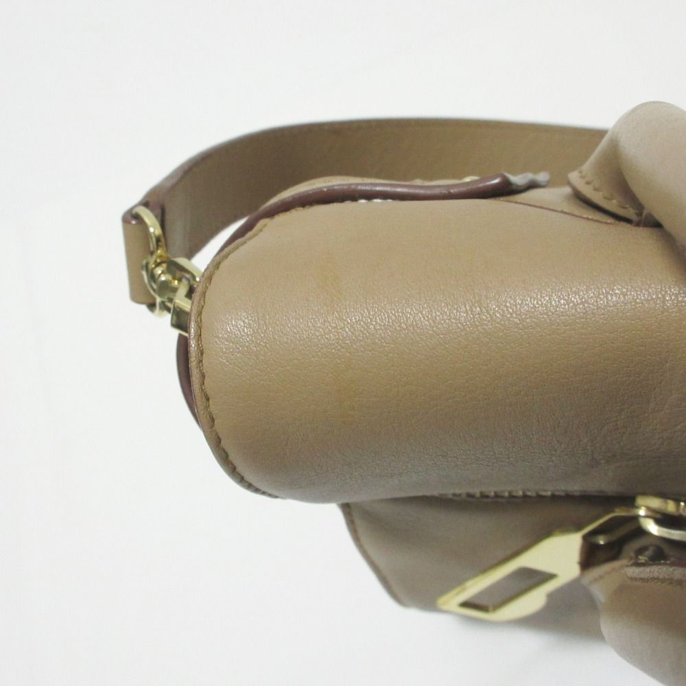 良品 Max Mara マックスマーラ マルゴー レザー ターンロック フラップ  