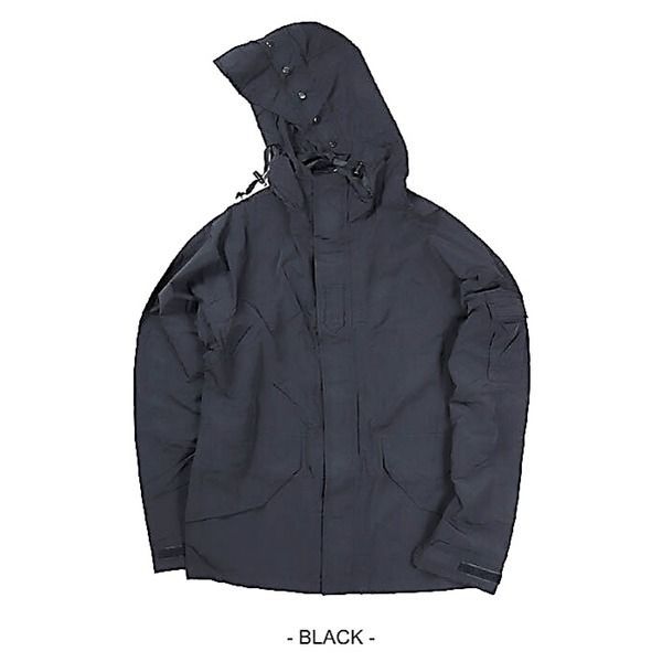 アメリカ軍 ソフトシェルパーカー 〔 Sサイズ 〕 超軽量／ショート丈 ECWC S-1 JP059YN ブラック 〔 レプリカ 〕 アメリカ軍 ソフトシェル パーカー XSサイズ フォリッジ 超軽量
