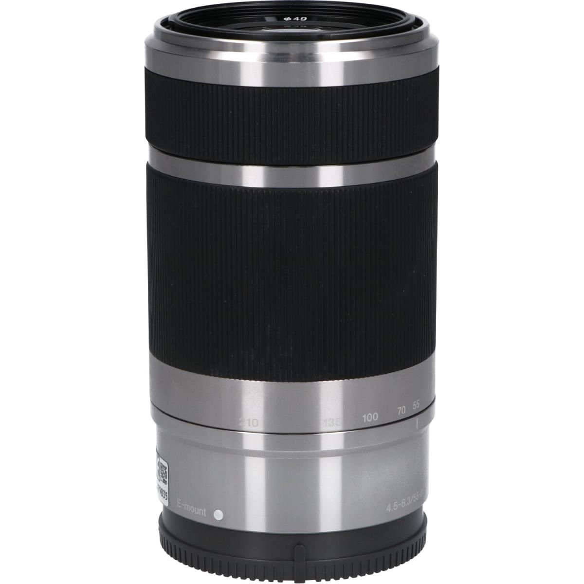 ＳＯＮＹ　Ｅ５５－２１０ｍｍ　Ｆ４．５－６．３ＯＳＳ　ＳＩＬＶＥＲ