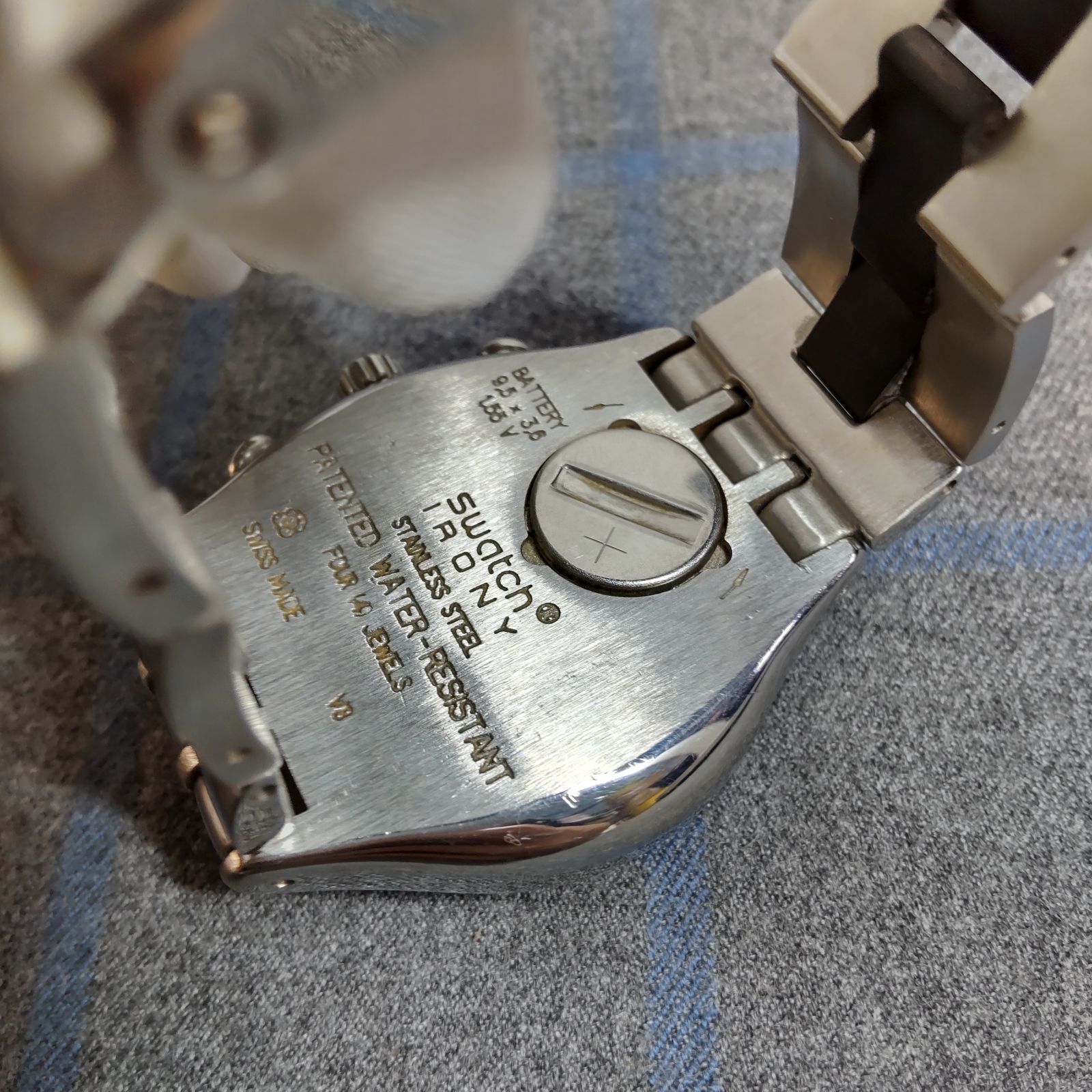 不動品 ジャンク SWATCH スウォッチ IRONY アイロニー クロノグラフ 