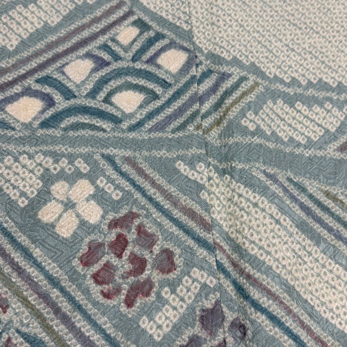 有職文様 総絞り