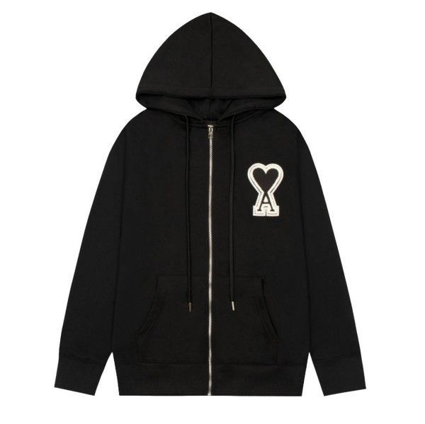 割引中！早い者勝ち！☆超人気☆AMI PARIS BIG HEART de Coeur ジップ  