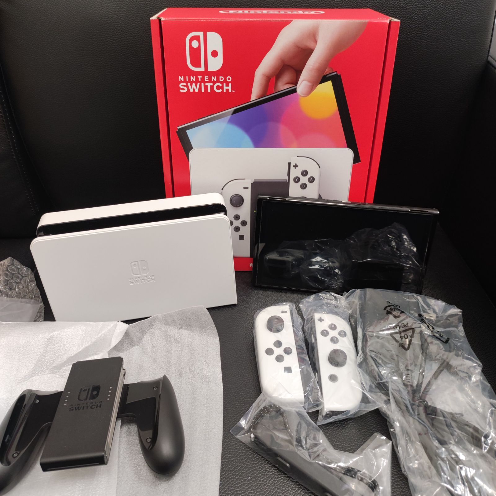 NintendoSwitch 有機EL 本体 ホワイト 中古 HEG-S-KAAAA HDMIケーブル欠品