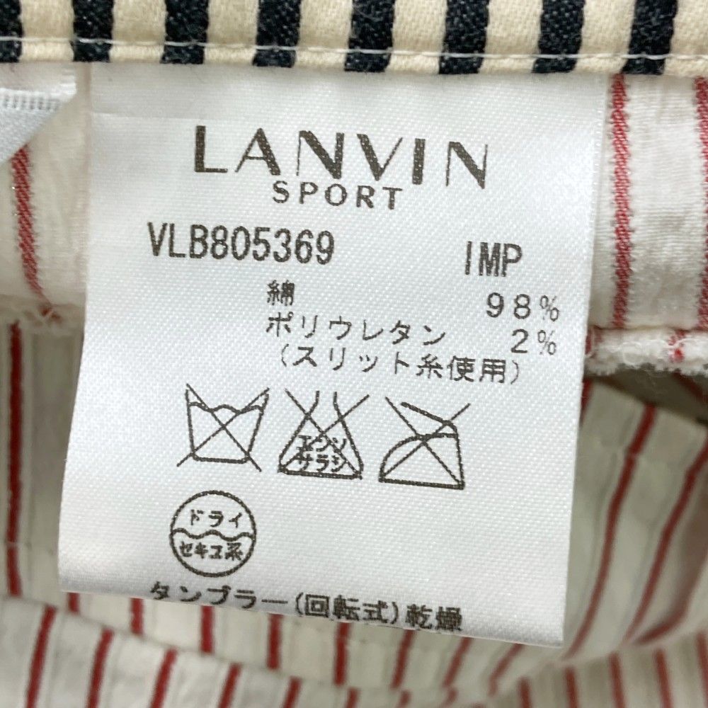 送料無料 店舗 サイズ：38 ストレッチロング スポール ランバン SPORT LANVIN メンズウェア