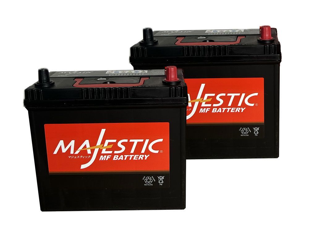 MAJESTIC マジェスティック バッテリー 65B24L な２個セット 充電制御車対応 メンテナンスフリー 44B24L 50B24L 55B24L 60B24L 65B24L 互換