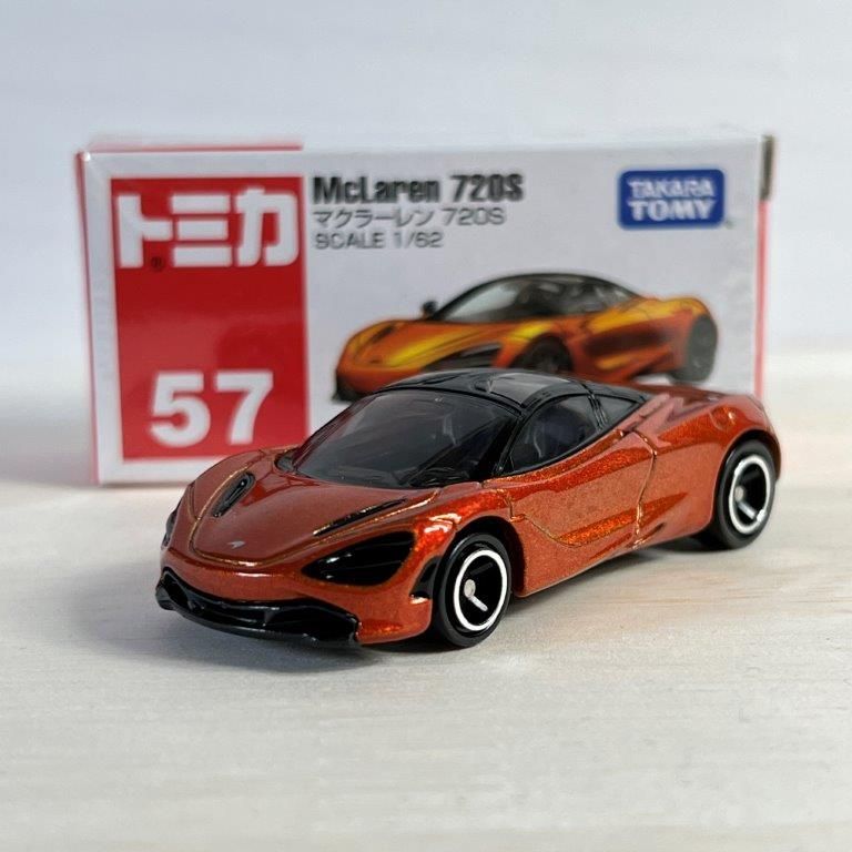 廃盤】タカラトミー トミカ No.57 マクラーレン 720S 箱 トミカ