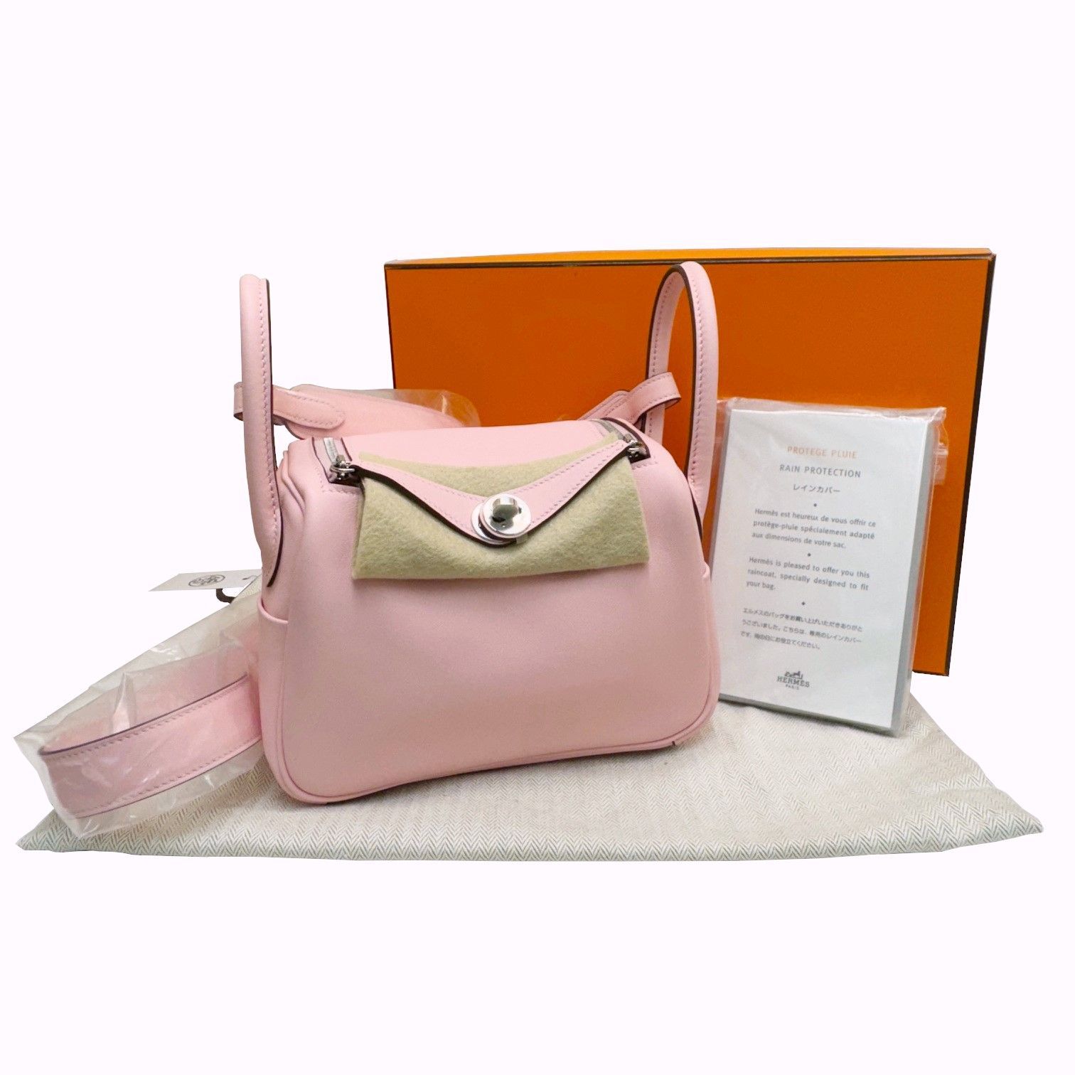 エルメス HERMES リンディ ミニ ミニリンディ ローズサクラ ヴォー 