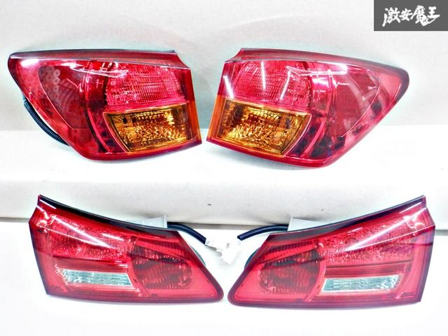 【破損無し！】レクサス純正 GSE20 IS250 前期 LED テール テールランプ テールライト 左右セット 1台分 ICHIKOH 53-40 53-42 棚2N25