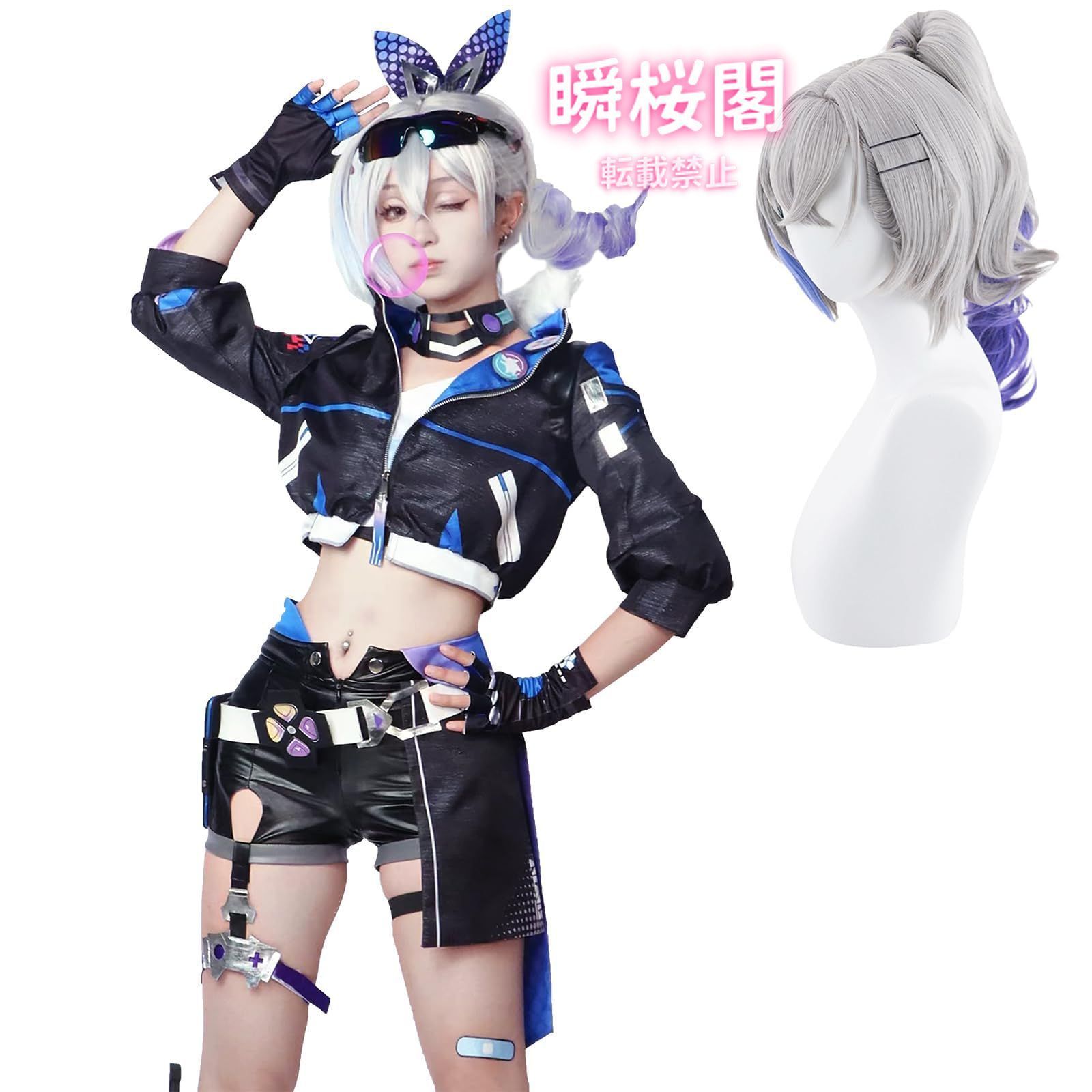 ♥ ♥ 崩壊スターレイル 星核ハンター コスプレ ウィッグ付き ホタル コスプレ カフカ コスプレ 銀狼 コスプレ衣装 刃 コスプレ 大人用銀狼 ウィッグ付き ハロウィン CS01010BJ
