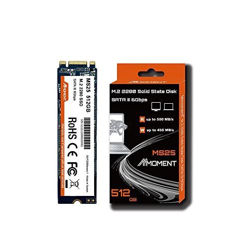 MMOMENT 512GB M.2 2280 SSD SATA3 6Gb/s … - アスタリスク【即購入OK