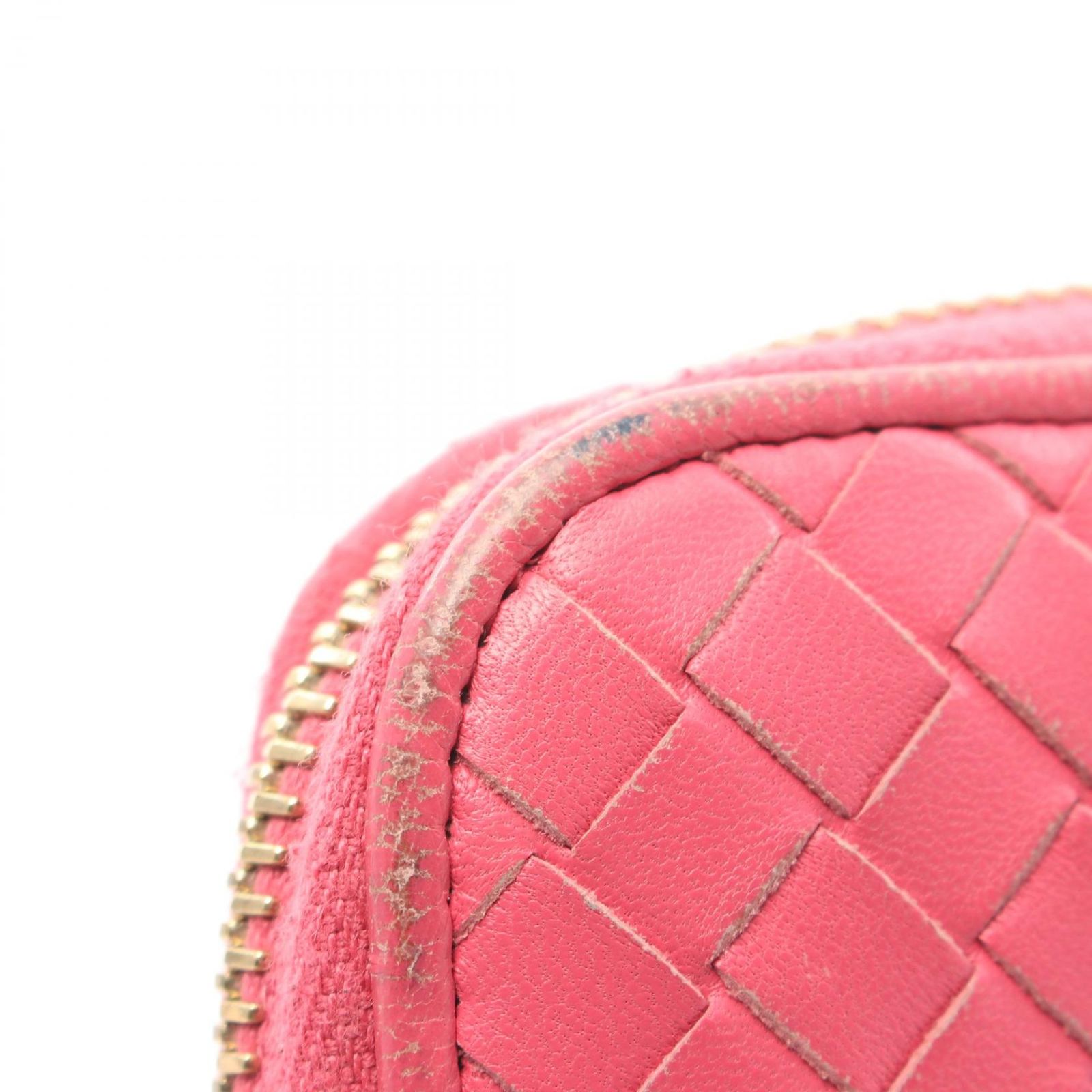 ボッテガヴェネタ BOTTEGA VENETA ラウンド長財布 イントレチャート