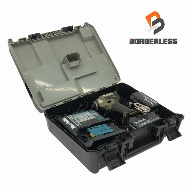 makita マキタ 18V 充電式インパクトドライバー TD173DRGXO バッテリー2個 18V 6.0Ah 充電器 ケース付 締付け113727