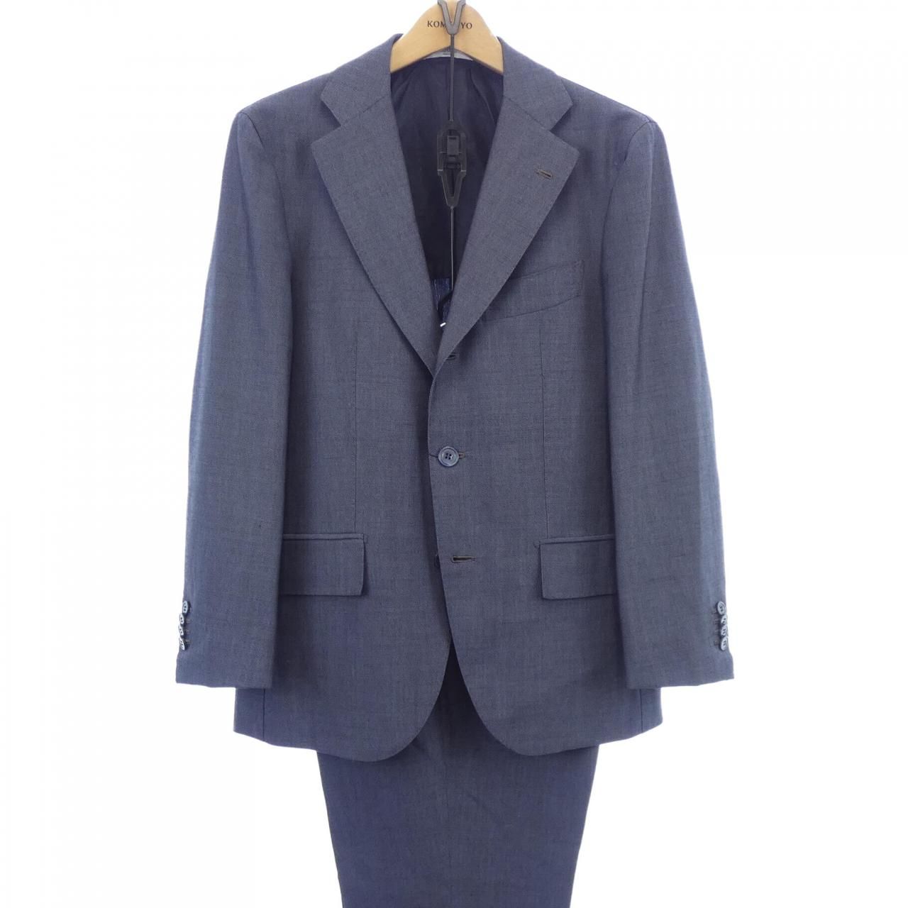 Custom Tailor BEAMS ネイビー チェックスーツ（あなたならどの