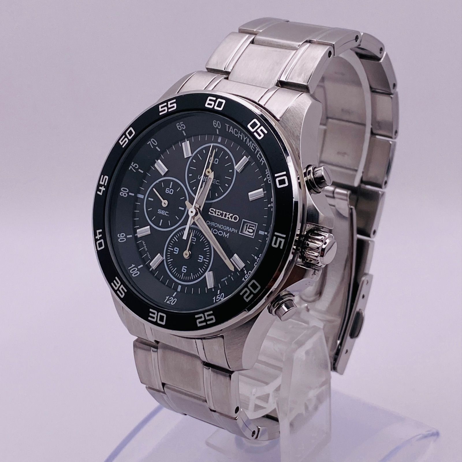 T329）希少モデル！良品 稼動品 SEIKO セイコー Tachymeter 