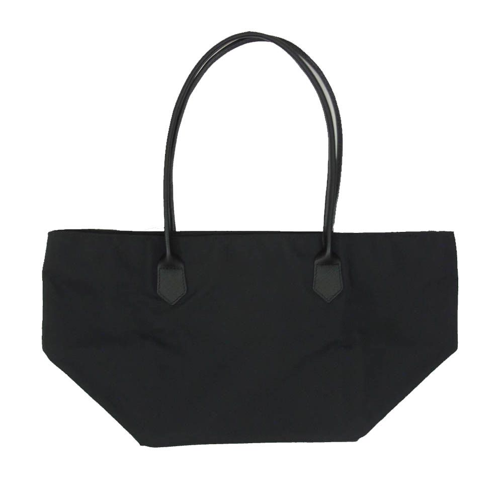 Herve Chapelier エルベ シャプリエ 1428ND 舟形ショルダートート M バッグ ブラック系