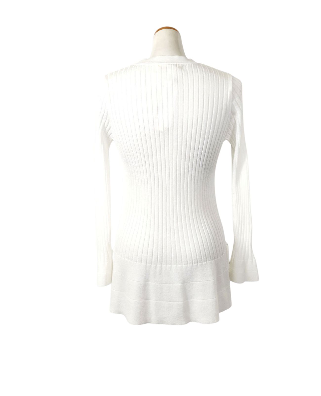 スーパービューティー カーディガン ラメ入り ワイドリブニット