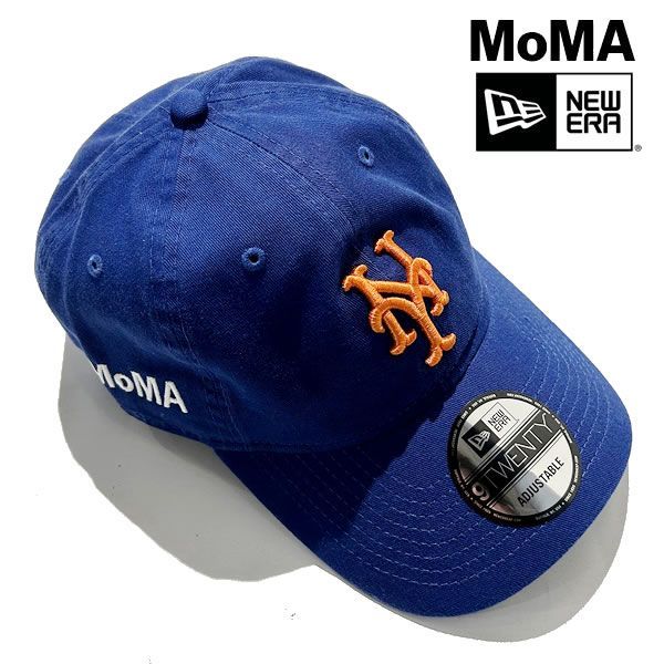 正規 MoMA Design NY Mets Adjustable Baseball Cap ニューヨークメッツ ニューエラ MoMA キャップ 162680-blue